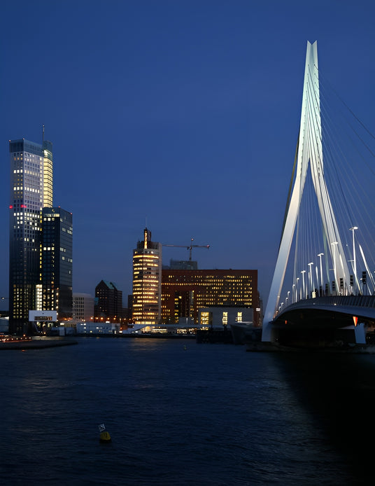 LED obstakelverlichting - Maastoren Rotterdam