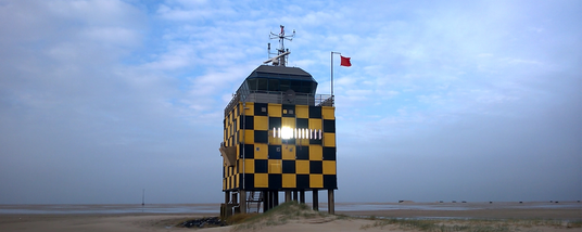 High intensity obstakelverlichting - de Vliehors