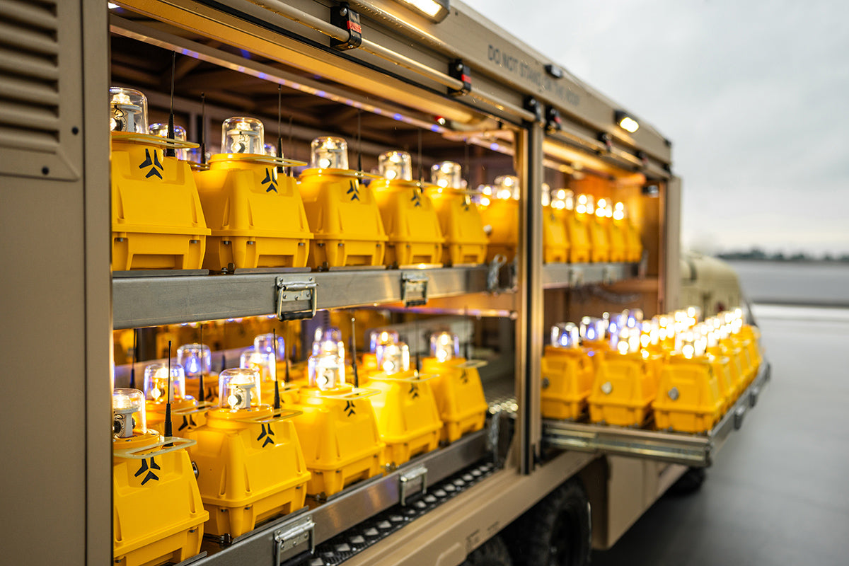 Portable Airfield lighting trailer