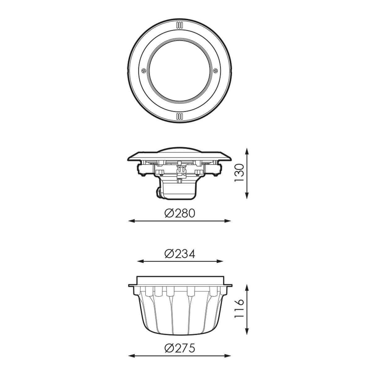 AGUA AVANT ABS 20W 730 IP68