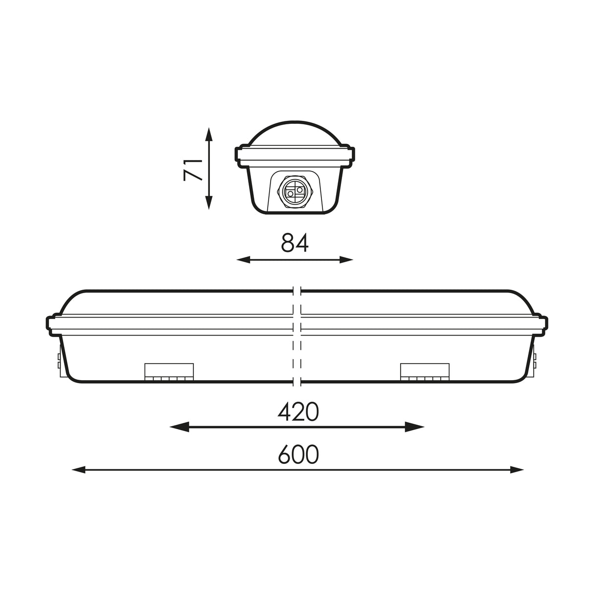 DACIL 18W 840 600MM IP65