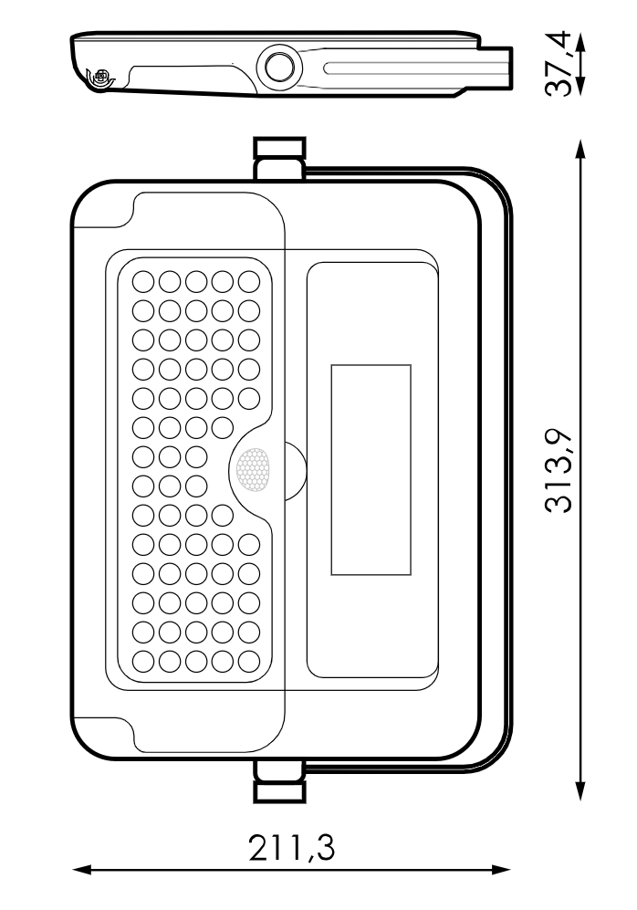KERA 10W IP65 RAL 7010
