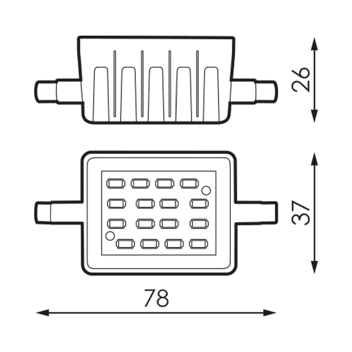 SPOTLINE SMART 6W 830 R7S 78MM 230V