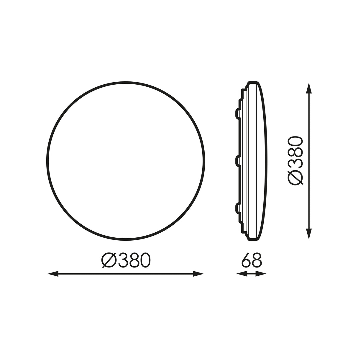 VIESSA 30W SENSOR 220-240V WHITE