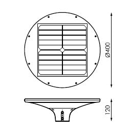 VORONA SWITCH 20W 830-840 IP65 RAL 9005