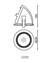 Miño LED 52W 840