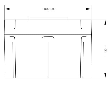 SHALLOW BASE FOR 5" INSET LED LIGHTS