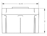 SHALLOW BASE FOR 5" INSET LED LIGHTS