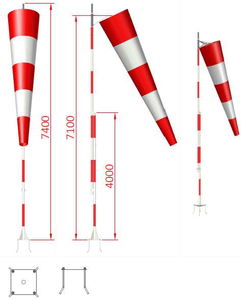 Icao Direction Sign WIND DIRECTION INDICATORS ICAO/STNA β Avalite