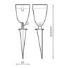 CATT 6W RAL7010 IP65 230V