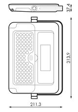 KERA 10W IP65 RAL 7010