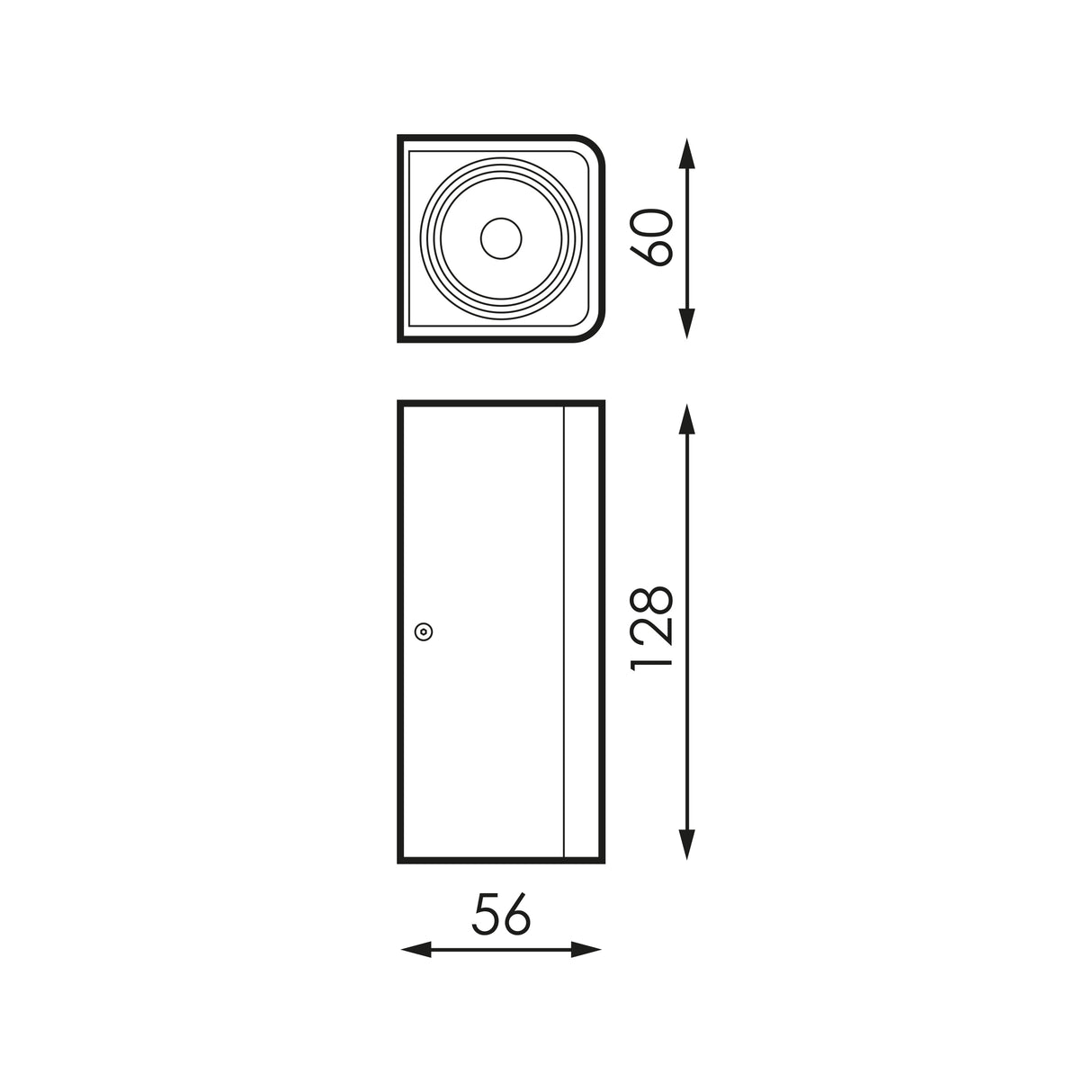 SURA 6W DIRECT 830 RAL7010 IP65
